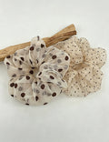 Polka Dot Mesh Organza Scrunchie 6W6HSR462