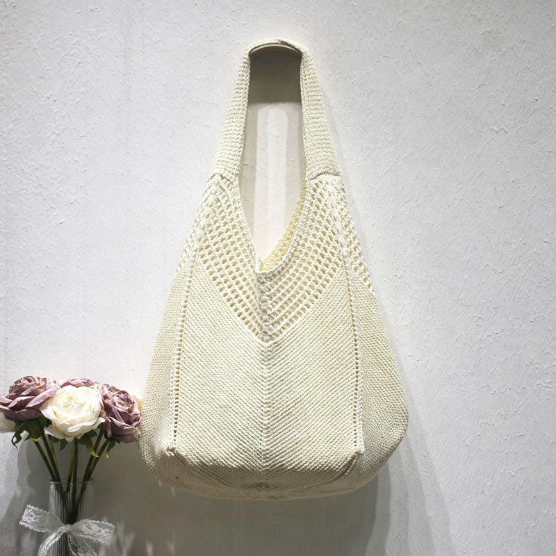 Casual Solid Color Large Capacity Shoulder Bag 6W10BBG1777
