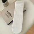Fresh Solid Color Thin Breathable Scrunch Socks 6W8FSO744