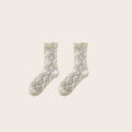Floral Ruffled Crew Socks - DippedShop Wholesale - #1667