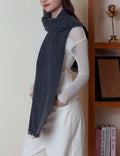 Minimalist Solid Color Knit Scarf 6W6NSW295