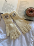 Minimalist Solid Color Full Finger Warm Gloves 6W6GLO88