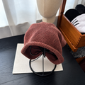Simple Solid Color Edge Curl Knit Hat 6W6HAT721