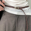 Minimalist Handmade Woven Braided Waist Belt 6W6JBT196