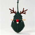 Handwoven Christmas Reindeer Ornament - DippedShop Wholesale - #3347
