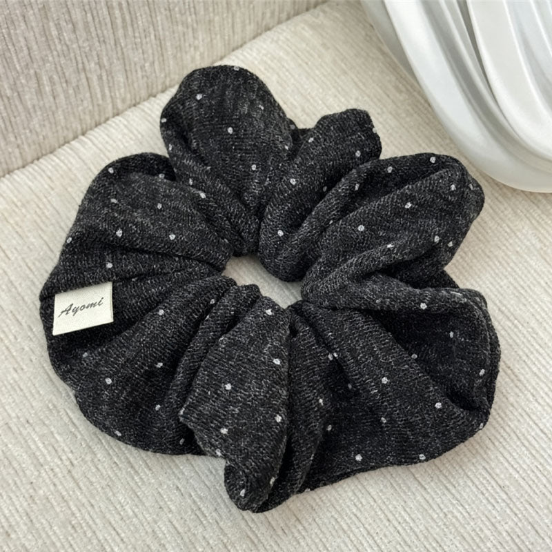 Sweet Floral Print Ruffled Hair Scrunchies 6W6HSR351