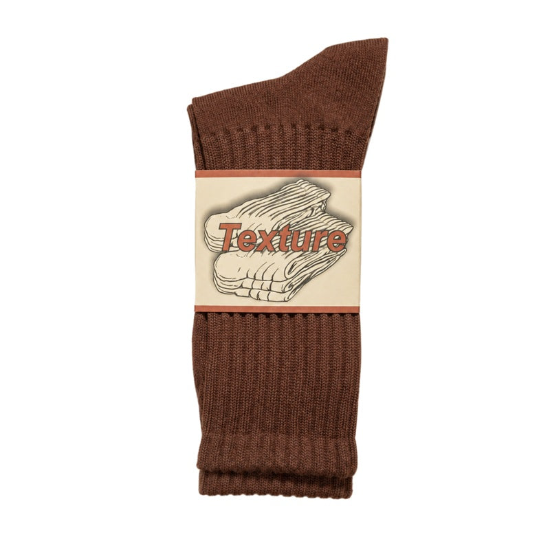 Solid Color Chunky Ribbed Cotton Socks 6W8FSO659