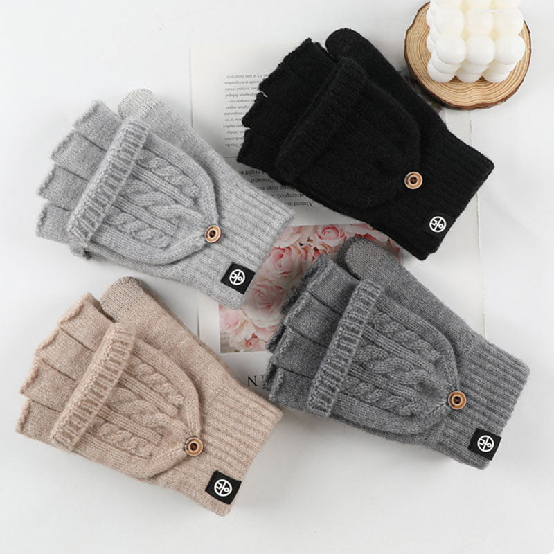 Convertible Fingerless Mittens - DippedShop Wholesale - #3987