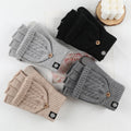 Convertible Fingerless Mittens - DippedShop Wholesale - #6755