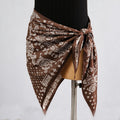 Retro Floral Print Versatile Soft Triangle Scarf 6W6NSC209