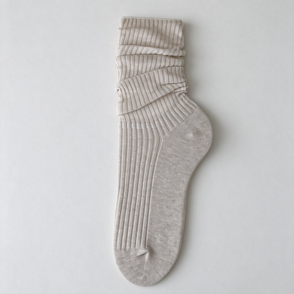 Thin Slouchy Crew Socks - DippedShop Wholesale - #7635
