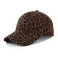 Trendy Corduroy Leopard Print Baseball Cap 6W6HAT821