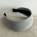 Simple Solid Color Non-Slip Wide Headband 6W6HBD297
