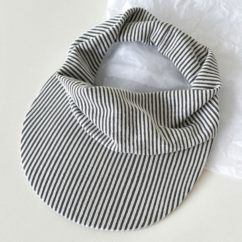 Stylish Striped Empty Wide Brim Sun Hat MK2COK6W6HAT375