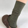 Cotton Slouchy Crew Socks - DippedShop Wholesale - #8579