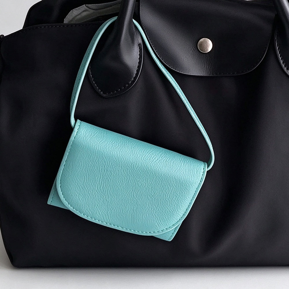 Solid Color Minimalist Card Holder Wallet 6W10BWB309