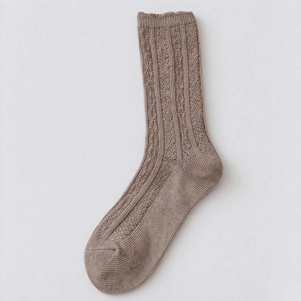 Slouchy Knit Crew Socks - DippedShop Wholesale - #4899