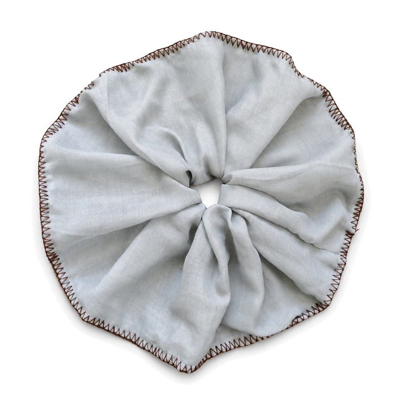 Fresh Starfish Shell Print Ruffled Scrunchies 6W6HSR345