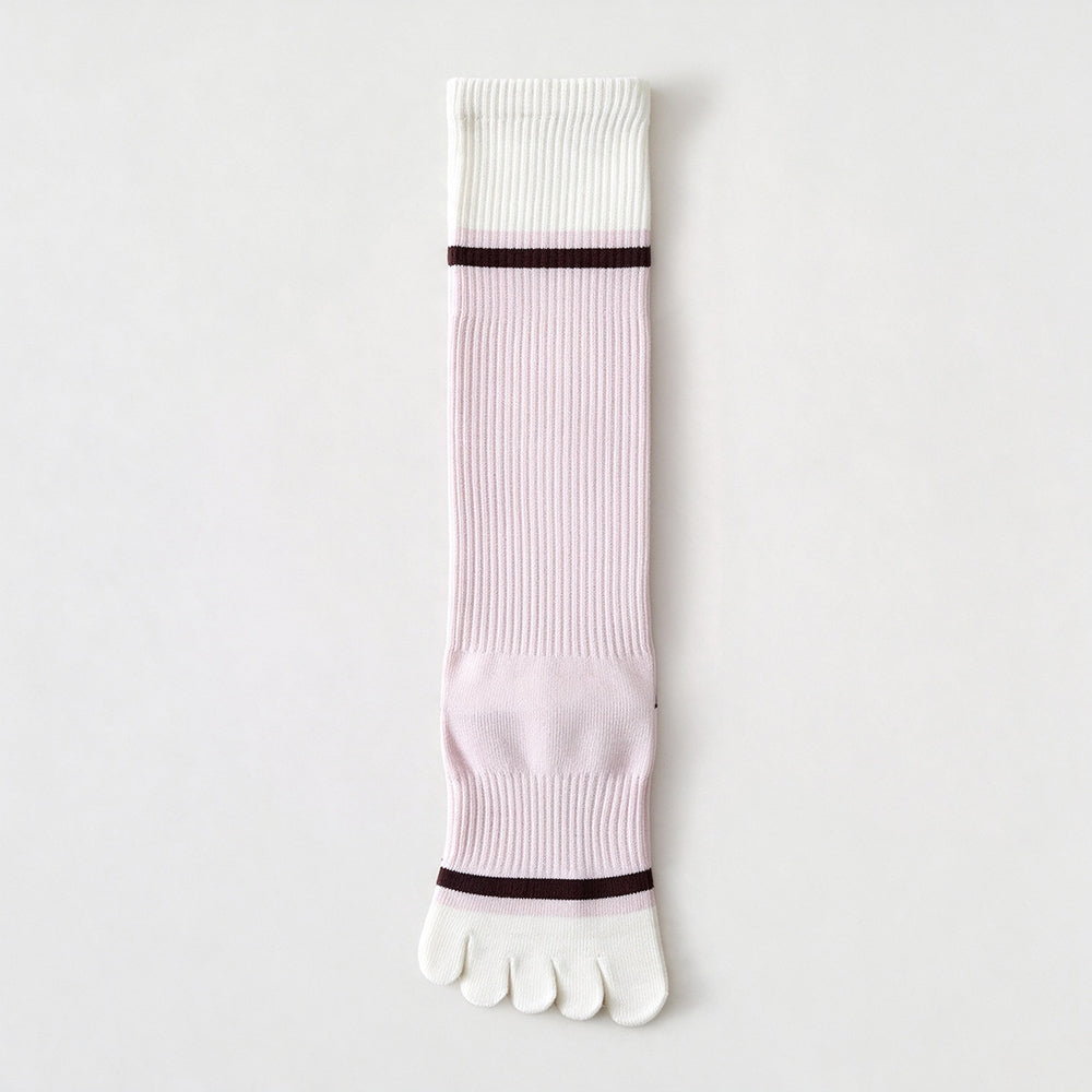 Stylish Color Block Striped Five-finger Socks 6W8FSO1012