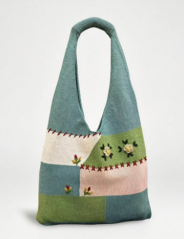 Floral Crochet Shoulder Bags - DippedShop Wholesale - #6355