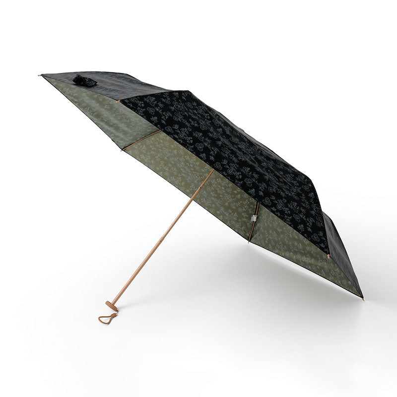 Fresh Floral Print Portable Compact Umbrella MK2MBFN6Z11UL12