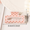 Hollow Square Hair Claw - DippedShop Wholesale - #5971