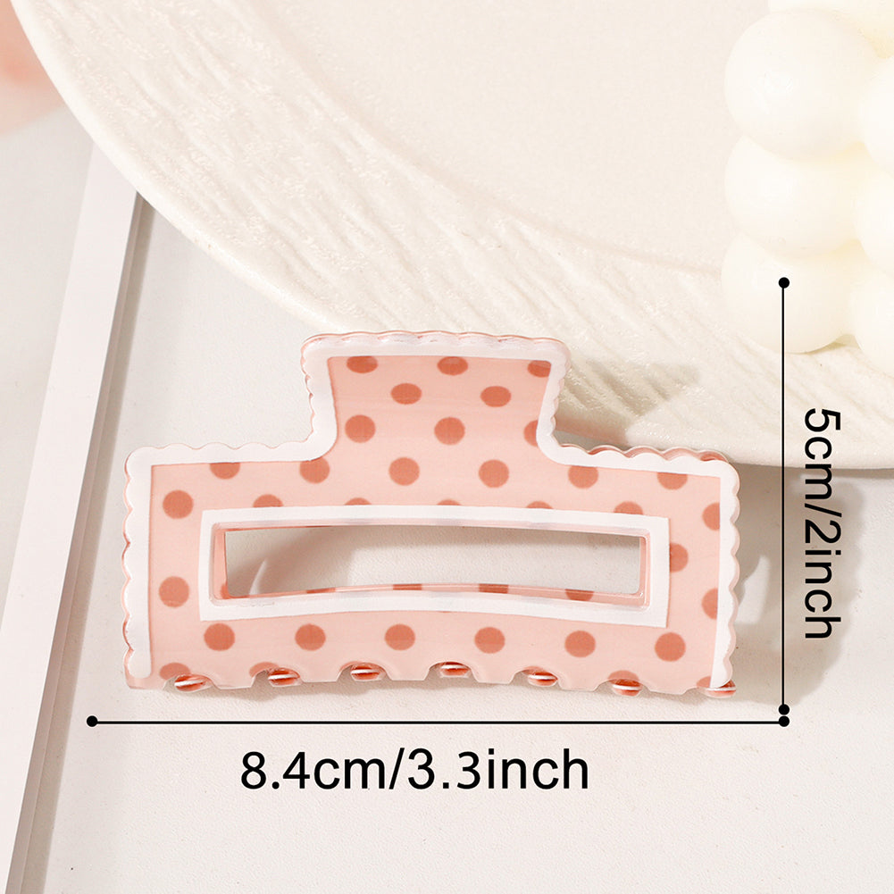 Hollow Square Hair Claw - DippedShop Wholesale - #5971