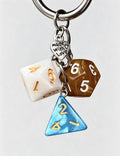 Polyhedron Dice Keychain Charm - DippedShop Wholesale - #7923