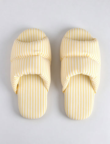 Trendy Color Block Striped Non-Slip Indoor Slippers 6W8FSP288