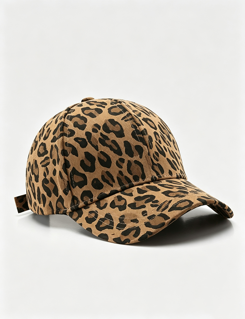 Stylish Leopard Print Curved Brim Baseball Caps MK2COW6W6HAT198