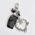 Heart Mirror Bag Charm - DippedShop Wholesale - #3027