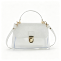 Stylish Clear Jelly Square Handbag Crossbody Bag 6W10BBG2113