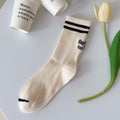 Striped Rib Socks - DippedShop Wholesale - #4547