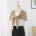 Fashion Hollow Out Knit Triangle Shawl Wrap 6W6NSC47