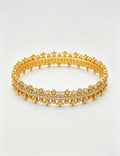 Retro Gold Plated Lace Hollow Buckle Bracelet 6W6JBR685