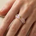 Resin Cross Bead Ring - DippedShop Wholesale - #4355