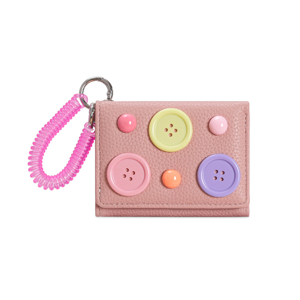 Button Trifold Wallet - DippedShop Wholesale - #5091