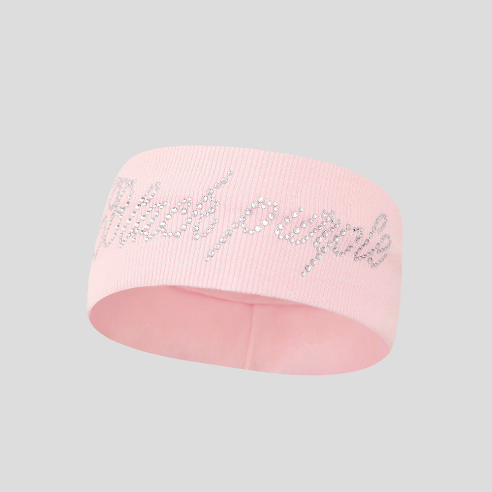 Rhinestone Letter Wide Headband - DippedShop Wholesale - #8979