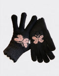 Butterfly Print Touchscreen Knit Gloves - DippedShop Wholesale - #2579