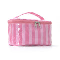 Color Block Striped Makeup Bag - DippedShop Wholesale - #1747