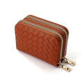 Woven Zipper Card Holder Wallet - DippedShop Wholesale - #1971