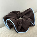 Classic Color Block PU Hair Scrunchies 6W6HSR357