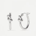 Knotted Hoop Earrings - DippedShop Wholesale - #0291