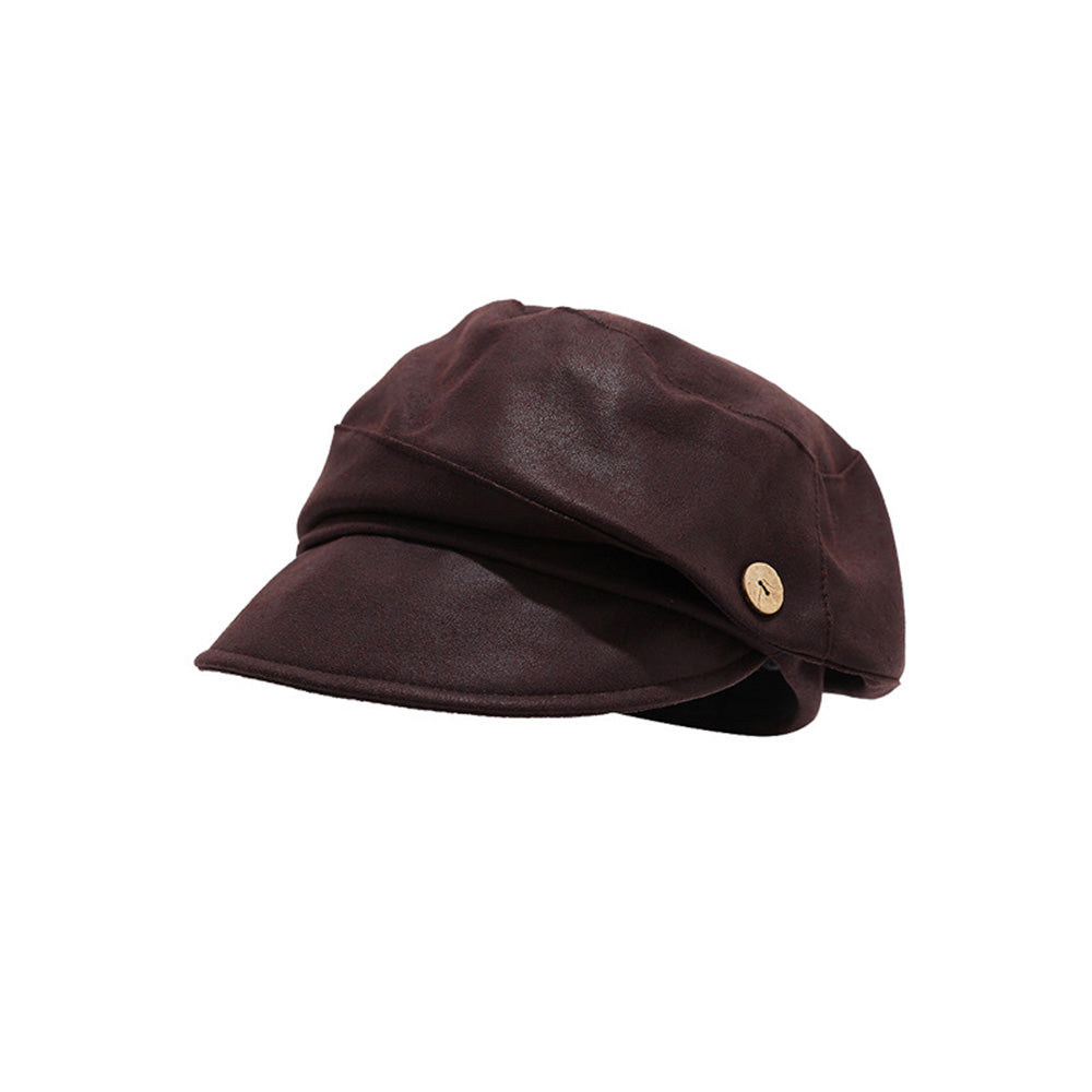 Vintage Maillard Button Soft Beret Hat 6W6HAT785