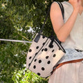 Color Block Polka Dots Shoulder Bags 6W10BBG1348