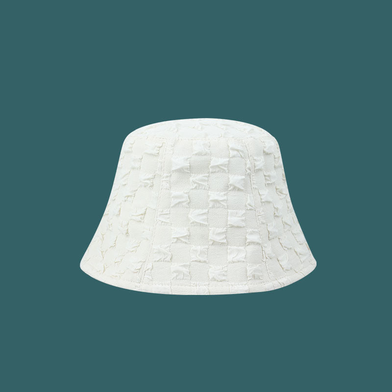 Seersucker Plaid Bucket Hat - DippedShop Wholesale - #2355