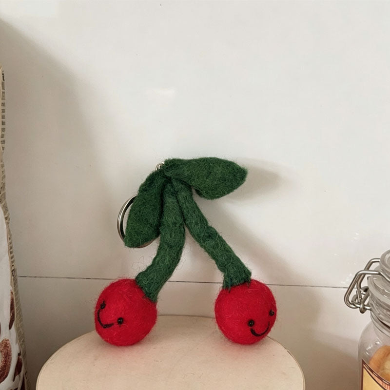 Cute Flush Fruit Keychain Bag Charm 6W10BBC365