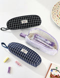 Cute Plaid Puppy Pattern Portable Pencil Case 6S10BOB1063