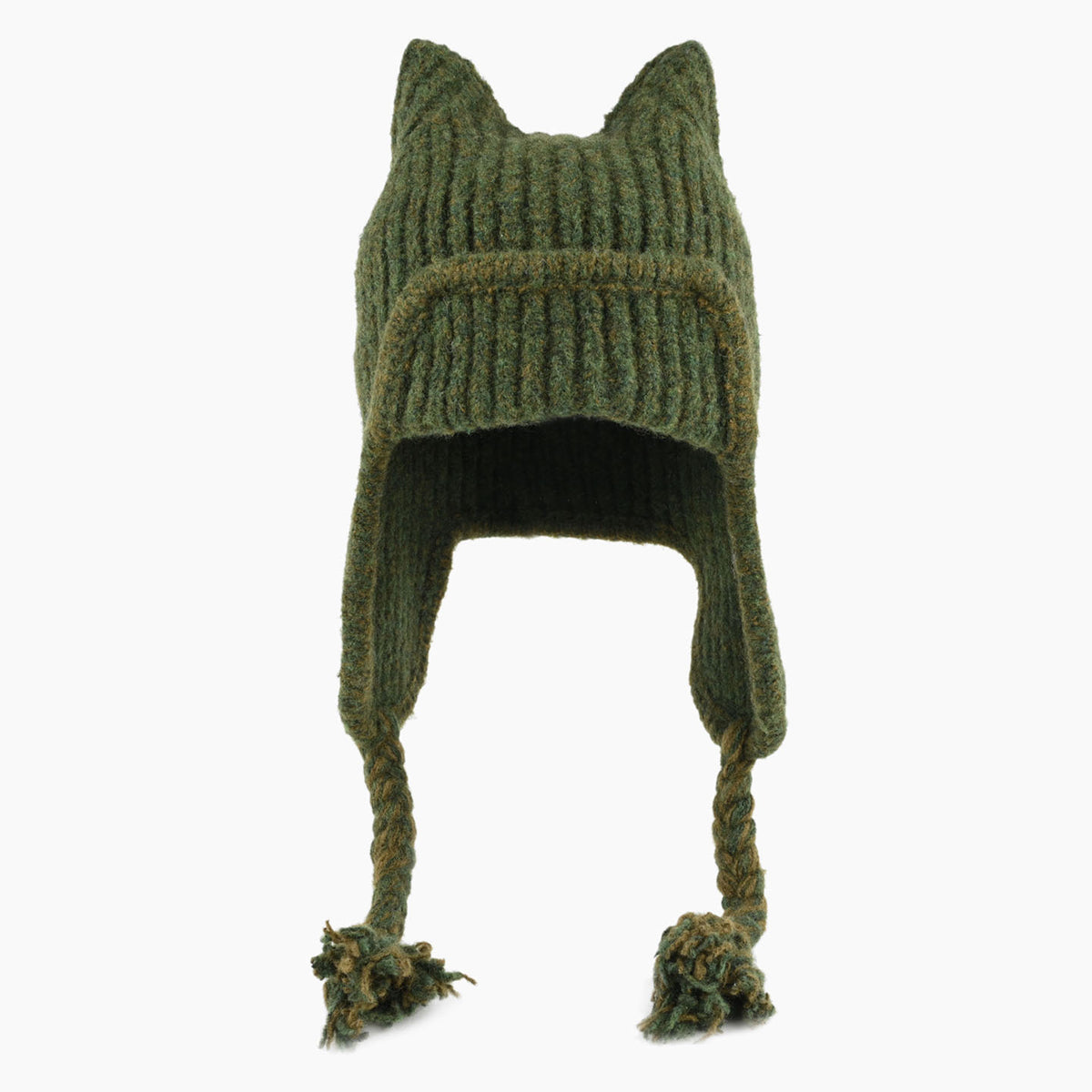 Cute Solid Color Cat Ear Trapper Hat 6W6HAT640