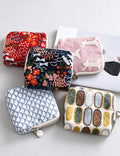 Vintage Floral Embroidery Square Coin - DippedShop Wholesale - #9731